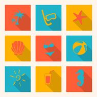 Vector Summer Holiday Icons