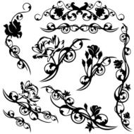 roses design set