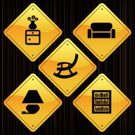 Yellow Signs - Furniture N2