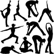 Woman Stretching