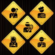 Yellow Signs - Professions N5