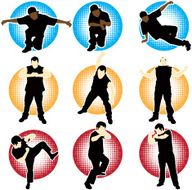 Tough Guy Silhouettes