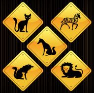 Yellow Signs - Animals N3