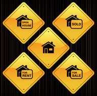 Yellow Signs - Real Estate