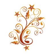 abstract floral ornament N5