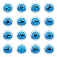 Blue Icons - Trees Species