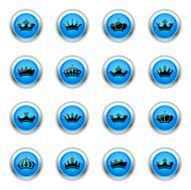 Blue Icons - Crowns