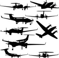 Airplane Silhouette N26