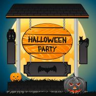 Halloween Party Sign N2