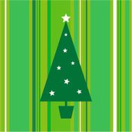 Cool Christmas Tree Silhouette