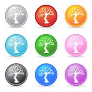 colorful tree icons