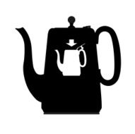 Vintage Coffee Pot Silhouette N3