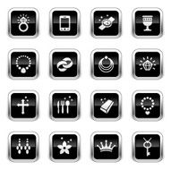 Supergloss Black Icons - Jewellery