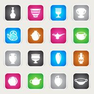 Multicolor Icons - Ancient Pottery