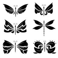 Butterfly Silhouette N16