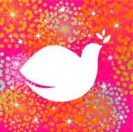 Christmas dove of peace