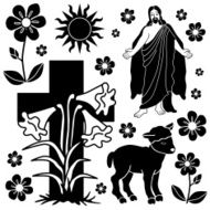 Easter design elements N2
