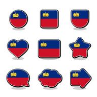 LIECHTENSTEIN FLAG ICON SET N2