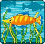 Cute Tropical Fish in the Ocean N7