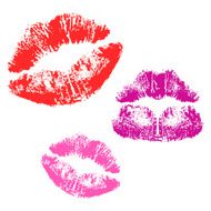 Three lisptick kiss - VECTOR