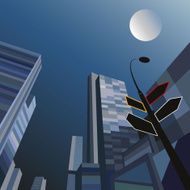 City hand drawn vector illustration N2