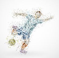 Abstract football player N3