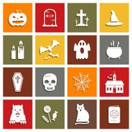 Halloween icons set N12