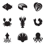 Seafood icons N4
