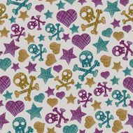 Pencil drawing seamless pattern