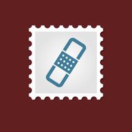 Band Aid medical stamp