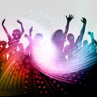 Party crowd background N3