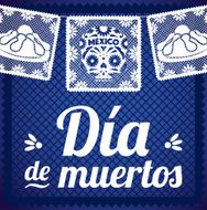 Día de Muertos - Composición Papel Picado Illustration N3