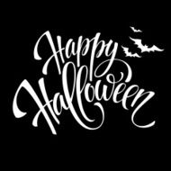 Happy Halloween message design background Vector illustration N3