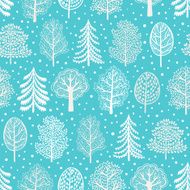 Trees seamless pattern N10