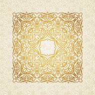 Vector vintage pattern in Victorian style N8