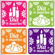 Day Of The Dead - Cut Out Paper Set N3