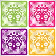 Día de Muertos - Set Papel Picado N3
