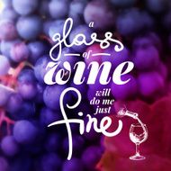 Wine list typographics
