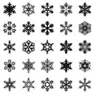 snowflakes set N11