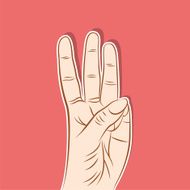 counting number three concept design