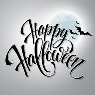 Happy Halloween message design background Vector illustration N4