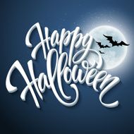 Happy Halloween message design background Vector illustration N5