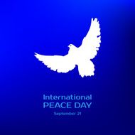 International peace day Greeting card