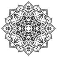 Vector graphic mandala N2