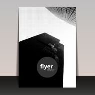 Flyer or Cover Design with Skyscrapers N2