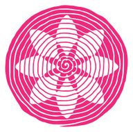original spiral beauty flower vector illustration N2