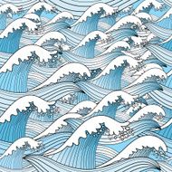 texture of sea waves