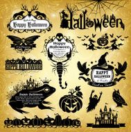 Halloween design elements N6