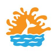 fish in water vector logo N8