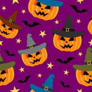 Seamless halloween background N7